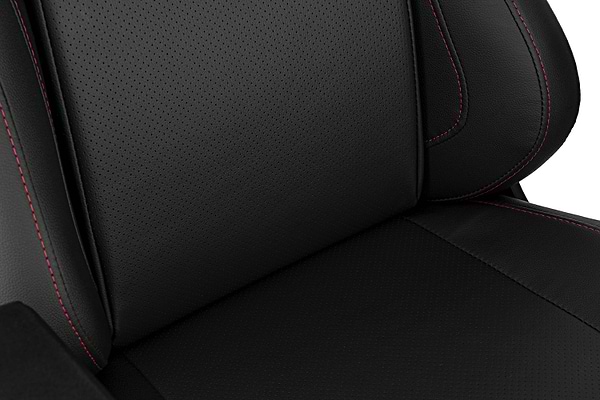 Фото - Крісло для геймерів 2E Basan Black/Red (2E-GC-BAS-BKRD)