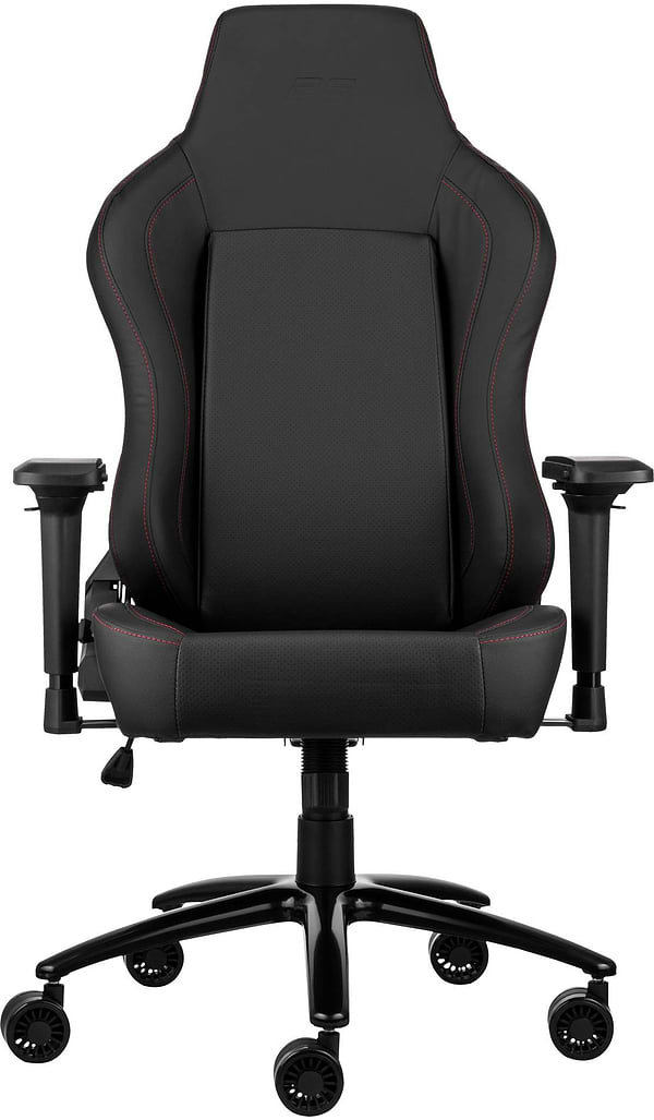 Фото - Крісло для геймерів 2E Basan Black/Red (2E-GC-BAS-BKRD)