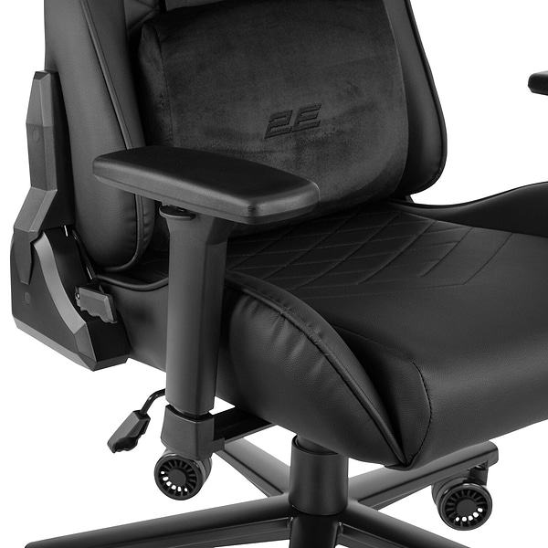 Фото - Кресло для геймеров 2E Chair Bushido Black/Black (2E-GC-BUS-BK)