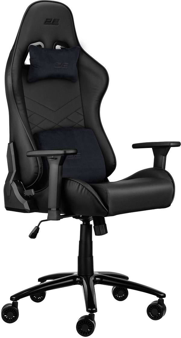Фото - Крісло для геймерів 2E Chair Bushido Black/Black (2E-GC-BUS-BK)