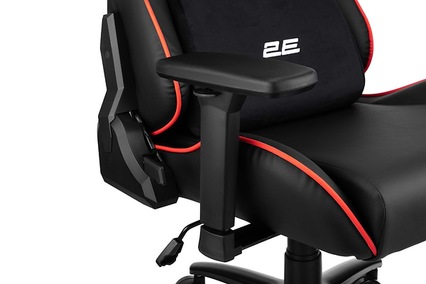 Фото - Кресло для геймеров 2E Chair Bushido Black/Red (2E-GC-BUS-BKRD)