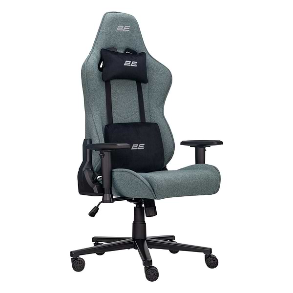 Фото - Крісло для геймерів 2E GAMING BUSHIDO Lite 2D-Armrests зелений темний (2E-GC-BUS-ESGN)