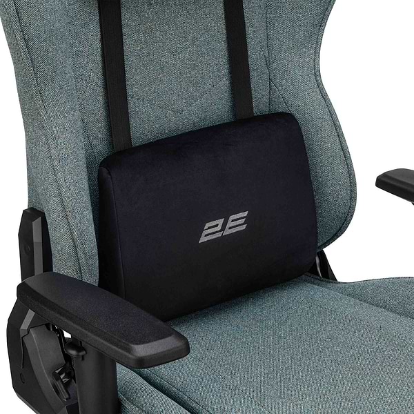 Фото - Крісло для геймерів 2E GAMING BUSHIDO Lite 2D-Armrests зелений темний (2E-GC-BUS-ESGN)