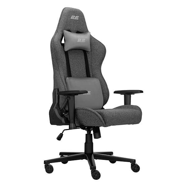 Фото - Крісло для геймерів 2E GAMING BUSHIDO Lite2D-Armrests сірий темний (2E-GC-BUS-ESGY)