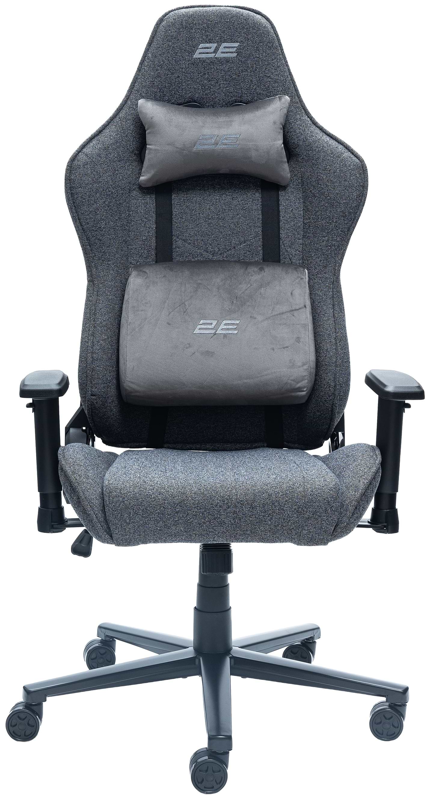 Кресло для геймеров 2E GAMING BUSHIDO Lite2D-Armrests серый темный (2E-GC-BUS-ESGY) - Фото 1