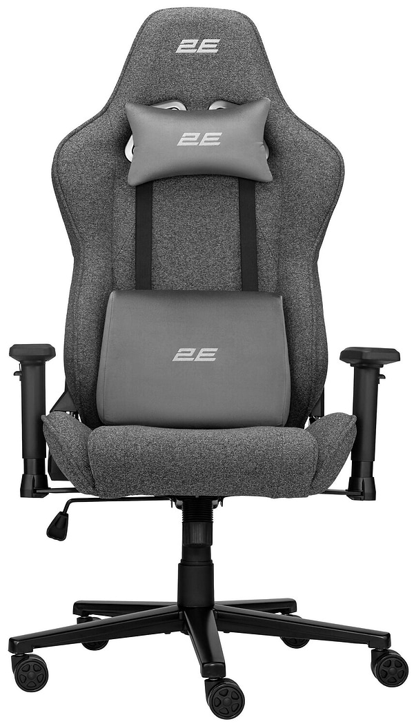 Фото - Крісло для геймерів 2E GAMING BUSHIDO Lite2D-Armrests сірий темний (2E-GC-BUS-ESGY)