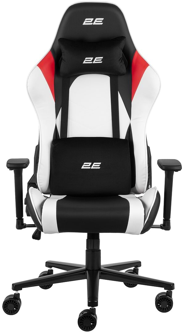Фото - Кресло для геймеров 2E Chair Bushido White/Black (2E-GC-BUS-WT)