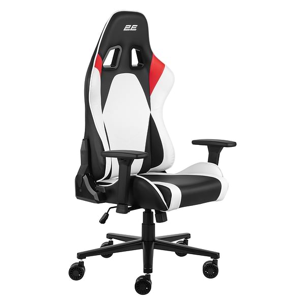 Фото - Кресло для геймеров 2E Chair Bushido White/Black (2E-GC-BUS-WT)