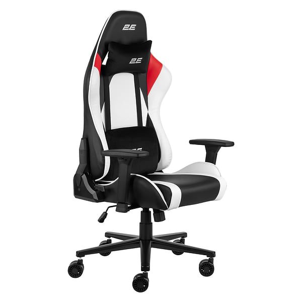 Фото - Кресло для геймеров 2E Chair Bushido White/Black (2E-GC-BUS-WT)
