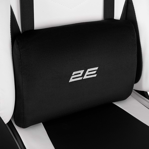 Фото - Кресло для геймеров 2E Chair Bushido White/Black (2E-GC-BUS-WT)