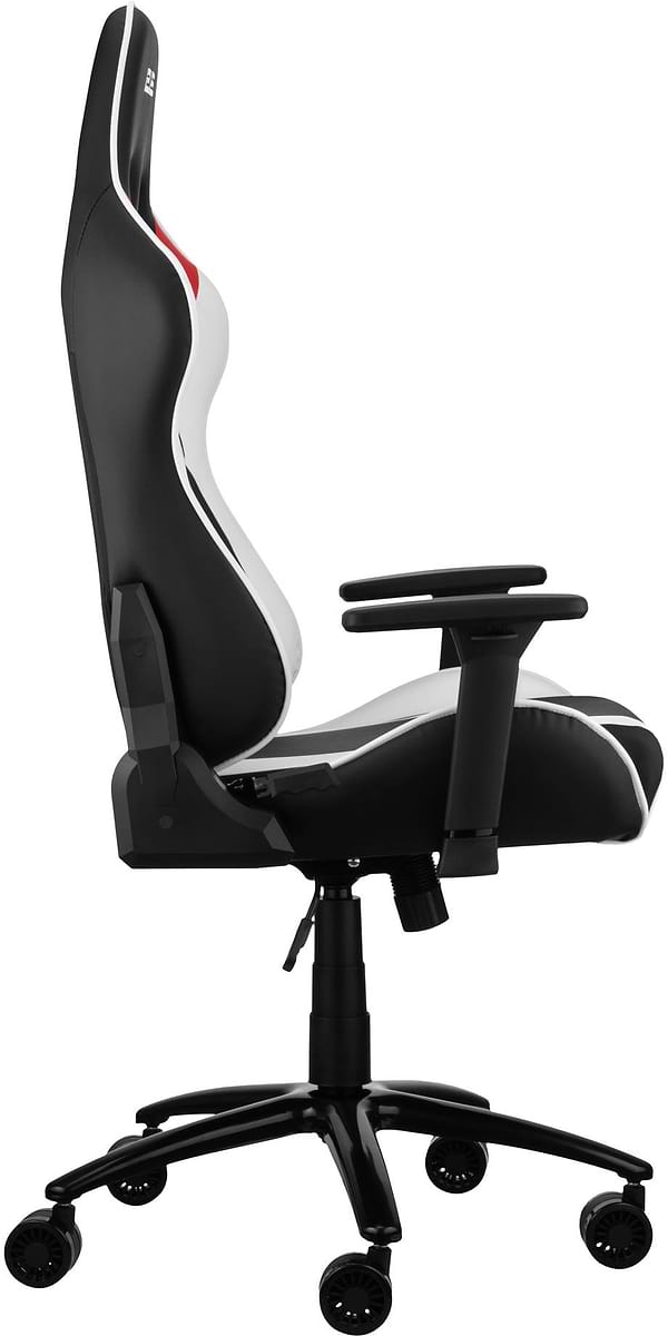Фото - Крісло для геймерів 2E Chair Bushido White/Black (2E-GC-BUS-WT)