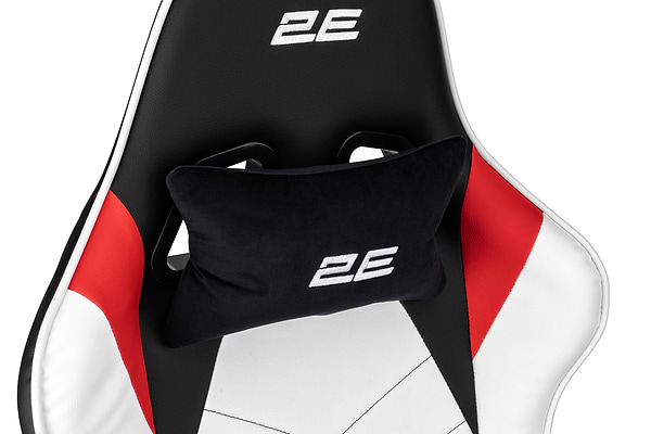 Фото - Крісло для геймерів 2E Chair Bushido White/Black (2E-GC-BUS-WT)