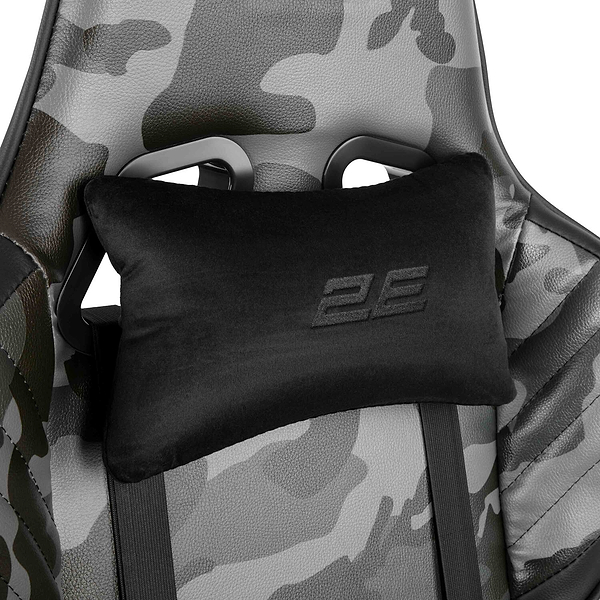 Фото - Кресло для геймеров 2E Hibagon Black/Camo (2E-GC-HIB-BK)