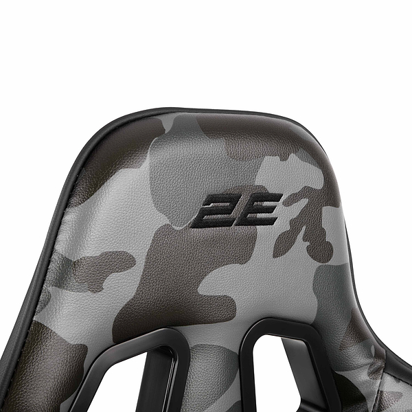 Фото - Кресло для геймеров 2E Hibagon Black/Camo (2E-GC-HIB-BK)