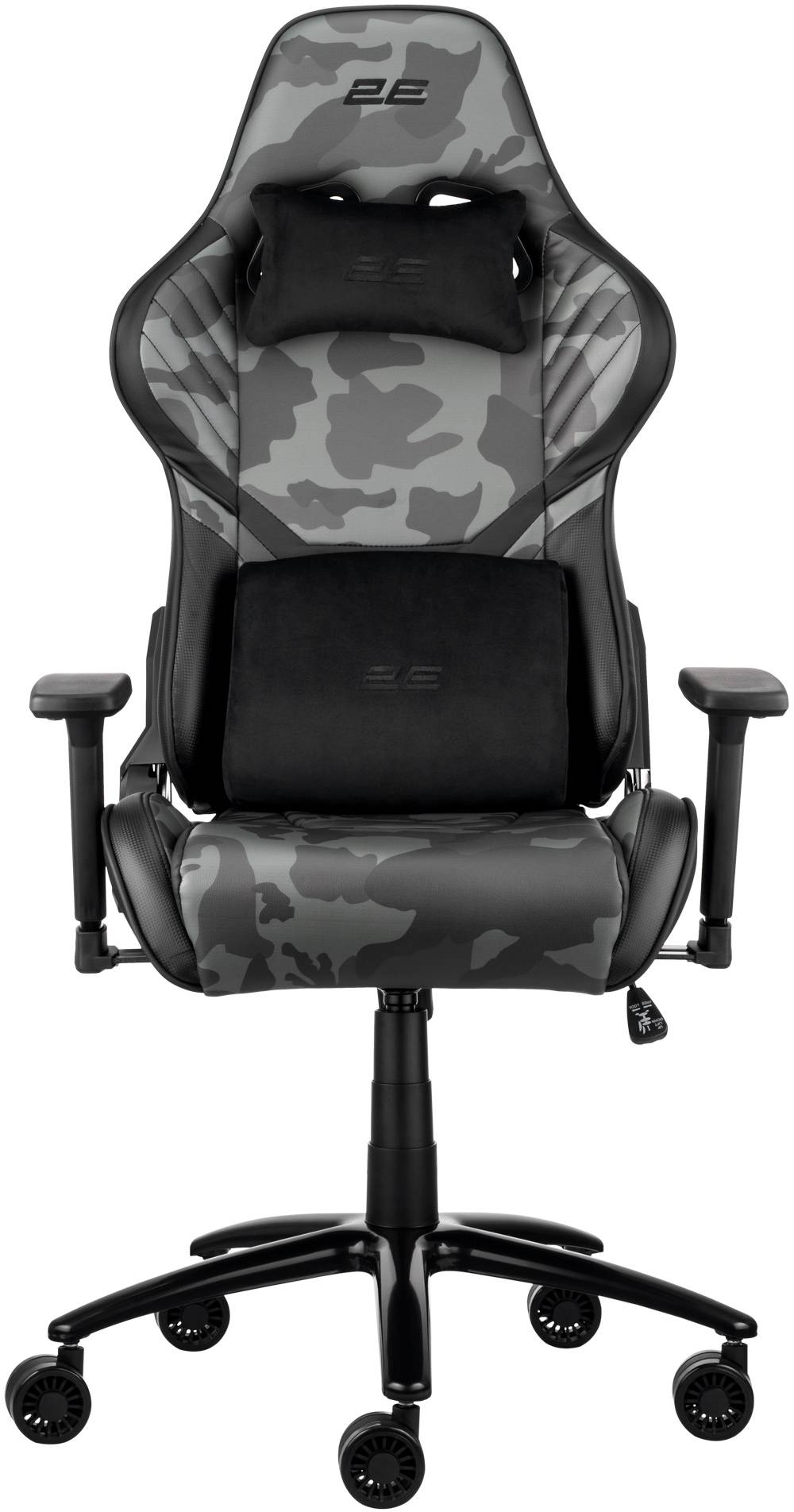 Кресло для геймеров 2E Hibagon Black/Camo (2E-GC-HIB-BK) - Фото 1