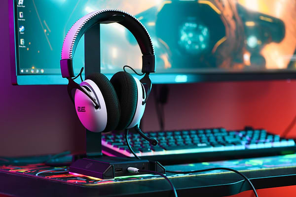 Фото - Гарнитура проводная игровая 2E HG310 V2 mini-jack (2E-HG310V2-WT)