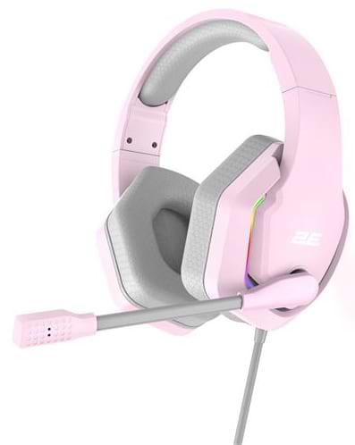 Гарнитура проводная игровая 2E HG315 RGB USB 7.1 Pink (2E-HG315PK-7.1) - Фото 1