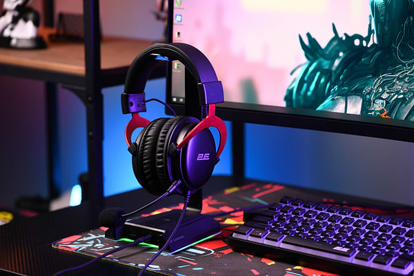 Фото - Гарнітура дротова ігрова 2E GAMING HG355 7.1 Black (2E-HG355BK-7.1)