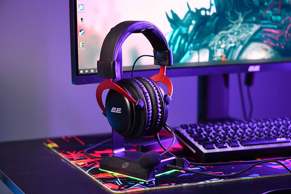 Фото - Гарнітура дротова ігрова 2E GAMING HG355 7.1 Black (2E-HG355BK-7.1)