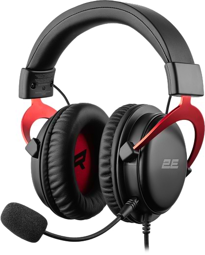 Фото - Гарнітура дротова ігрова 2E GAMING HG355 7.1 Black (2E-HG355BK-7.1)