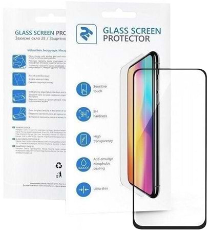 Защитное стекло для смартфона 2E for Apple iPhone 13 Pro Max  (6.7") 2.5D FCFG (1 Pack) Black Border (2E-IP-13M-6.7-SMFCFG-BB)