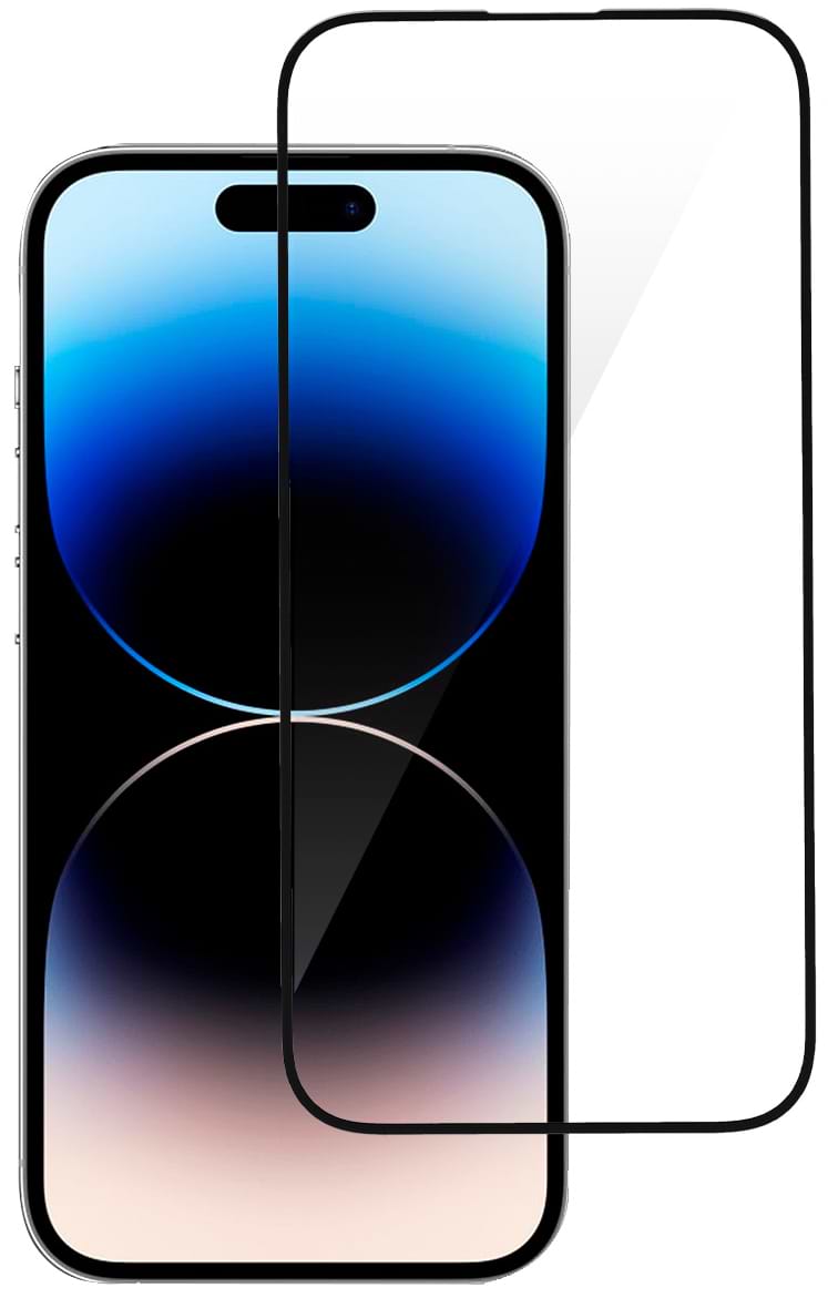 Защитное стекло для смартфона 2E for Apple iPhone 14 Pro (6.1) 2.5D FCFG (1 Pack) Black Border (2E-IP-14P-6.1-SMFCFG-BB)