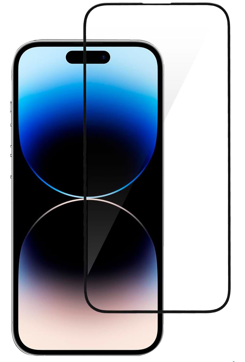 Защитное стекло для смартфона 2E for Apple iPhone 14 Pro Max (6.7) 2.5D FCFG,(1 Pack) Black Border (2E-IP-14PM-6.7-SMFCFG-BB)