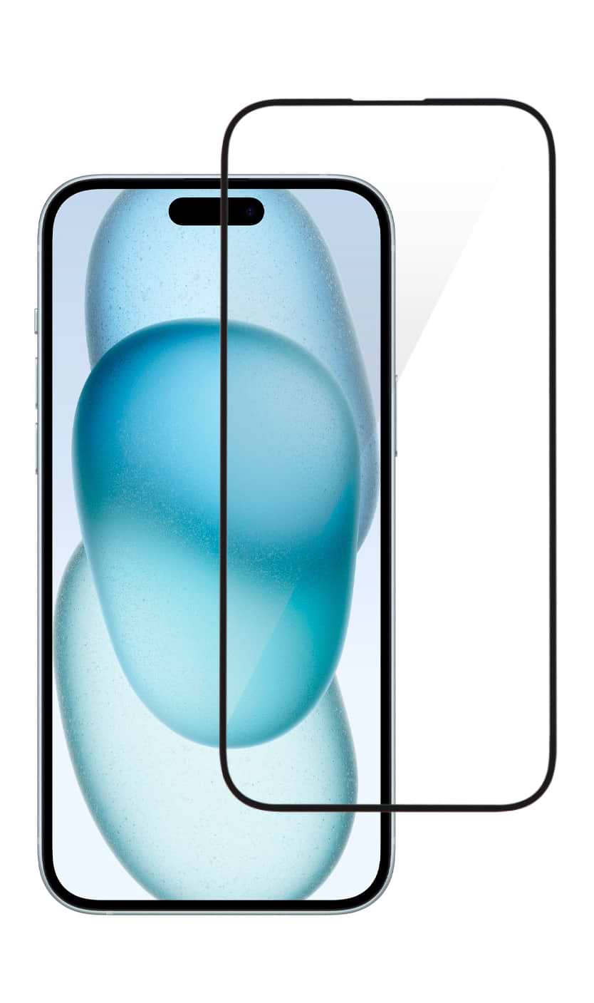 Захисне скло для смартфону 2E for Apple iPhone 15(6.1), 2.5D FCFG (2E-IP-15.-6.1-SMFCFG-BB)