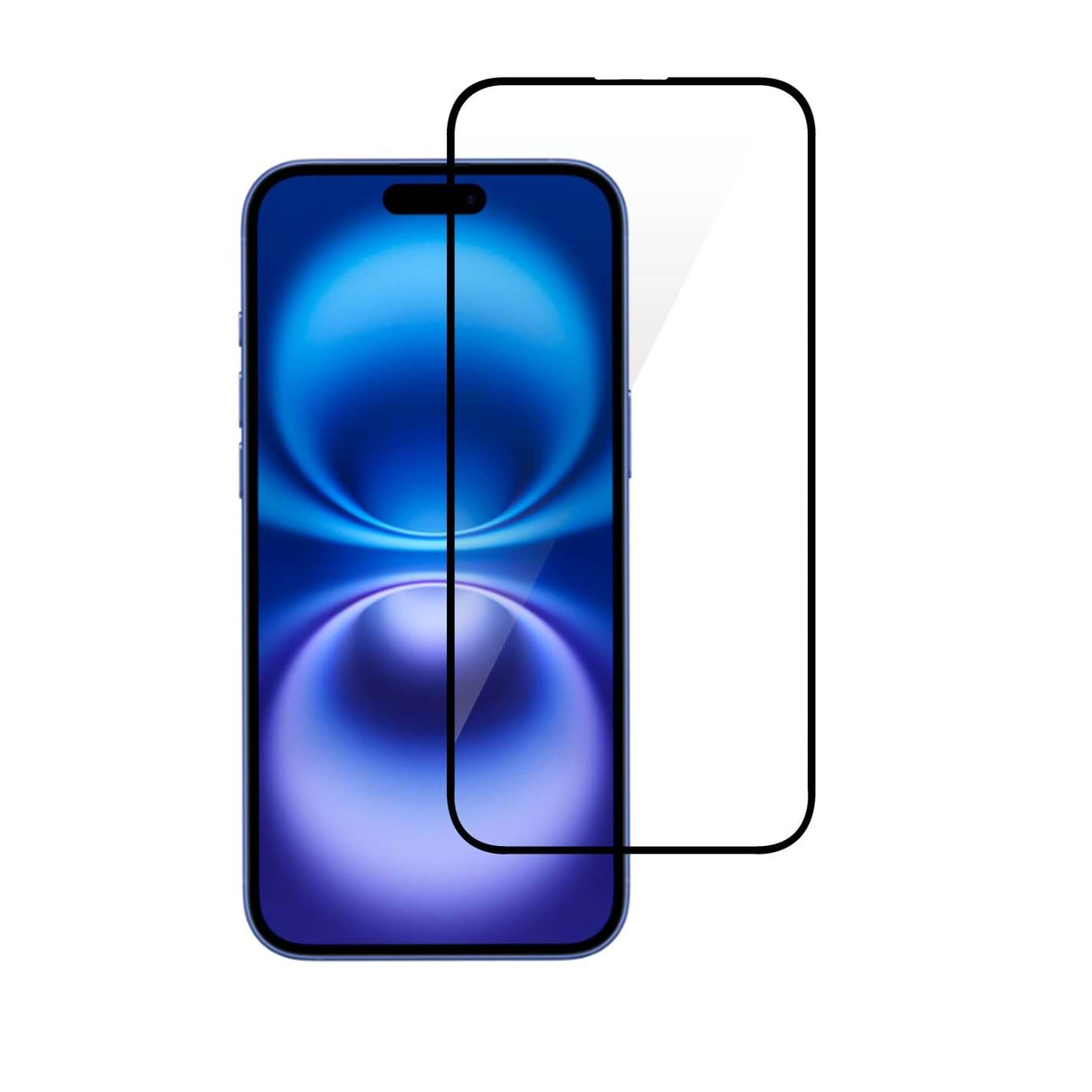 Защитное стекло для смартфона 2E Apple iPhone 16 Plus (6.7), 2.5D FCFG, (1 Pack) черная рамка (2E-IP-16PL-6.7-SMFCFG-BB)