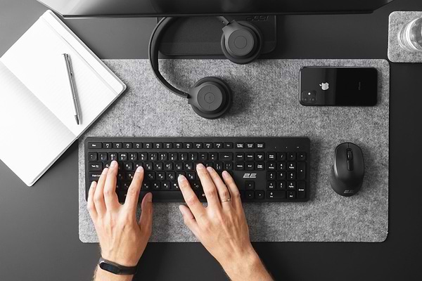 Фото - Клавіатура бездротова 2E KS260 WL Black (2E-KS260WB)