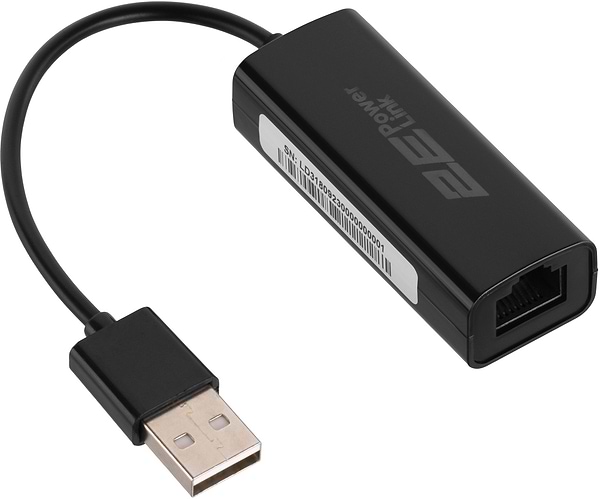 Фото - Перехідник USB-RJ-45 2E PowerLink LD318 (2E-LD318)