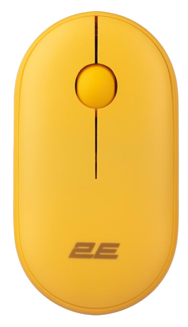 Мышь беспроводная 2E MF300 Silent WL BT Sunny Yellow (2E-MF300WYW) - Фото 1