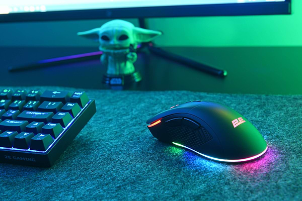 Фото - Мышь беспроводная игровая 2E Gaming MG350 WL RGB USB Black  (2E-MG350UB-WL)