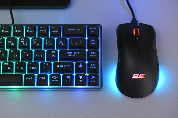 Фото - Мышь беспроводная игровая 2E Gaming MG350 WL RGB USB Black  (2E-MG350UB-WL)