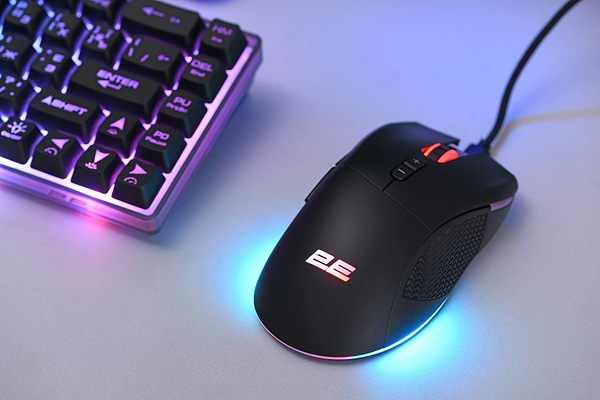Фото - Мышь беспроводная игровая 2E Gaming MG350 WL RGB USB Black  (2E-MG350UB-WL)
