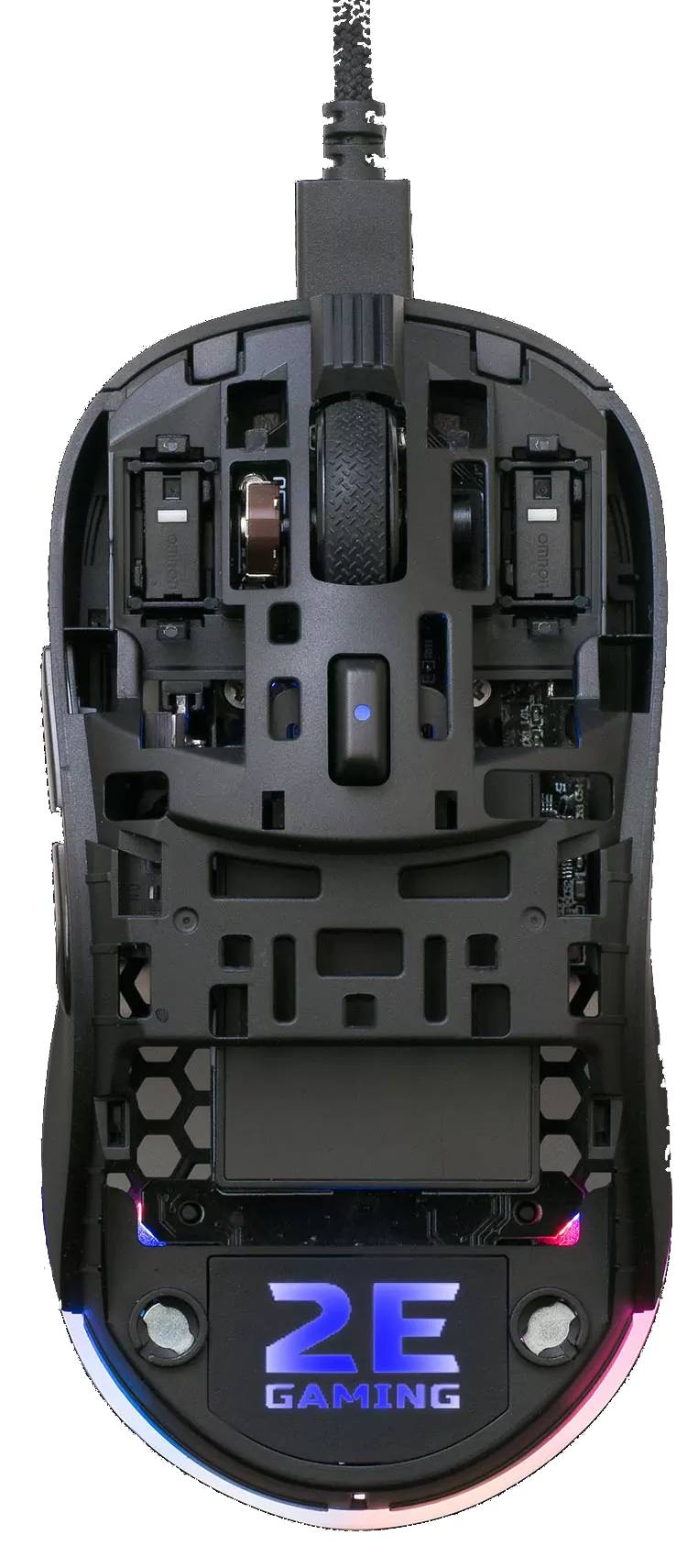 Фото - Мышь беспроводная игровая 2E HyperDrive Lite WL RGB Black (2E-MGHDL-WL-BK)