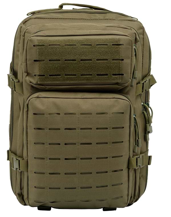 Фото - Рюкзак тактичний 2E 45L Laser Cut Зелений (2E-MILTACBKP-45L-OG)