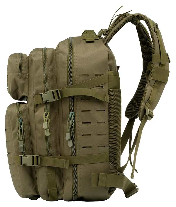 Фото - Рюкзак тактичний 2E 45L Laser Cut Зелений (2E-MILTACBKP-45L-OG)