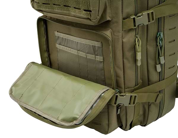 Фото - Рюкзак тактичний 2E 45L Laser Cut Зелений (2E-MILTACBKP-45L-OG)