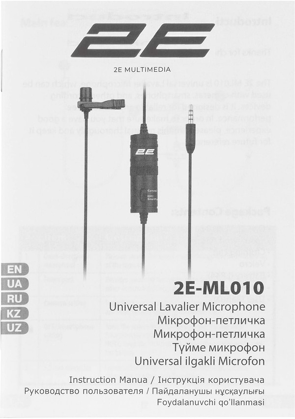 Фото - Мікрофон до комп'ютера 2E Maono AU-100 3.5mm (2E-ML010)