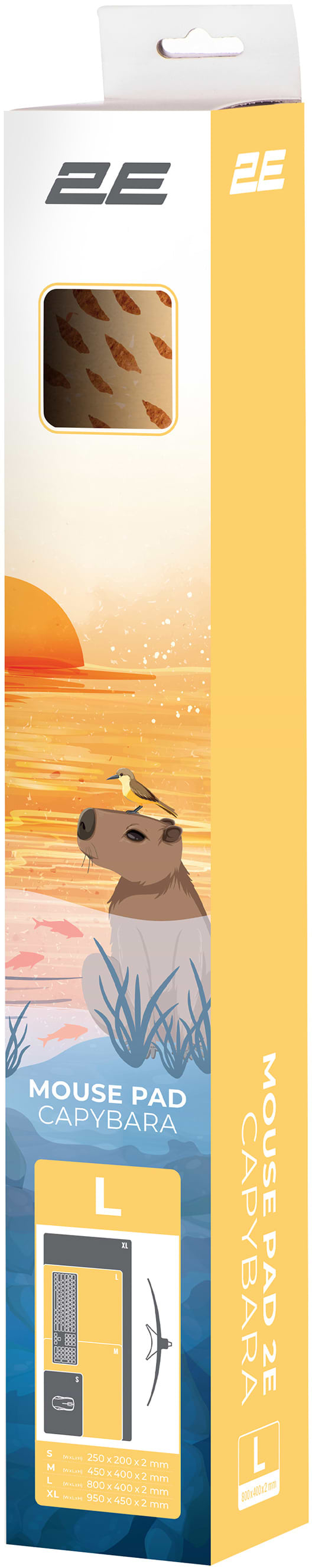 Фото - Коврик для мыши 2E CAPYBARRA L (2E-PAD-L-CAPY-YELLOW)