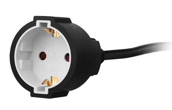 Фото - Подовжувач 220В 2E 1 розетка 20 м Black (2E-PC315M20)