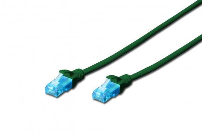 Кабель патч-корд 2E CAT 5e UTP 1 м 26AWG RJ45 Green (2E-PC5ECU-1LSZH-GRN)