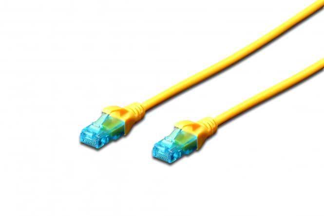 Кабель патч-корд 2E CAT 5e UTP 3 м 26AWG RJ45 Yellow (2E-PC5ECU-3LSZH-YLW)