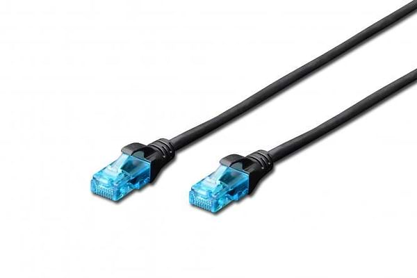 Фото - Кабель патч-корд 2E CAT 5e UTP 5 м 26AWG RJ45 Black (2E-PC5ECU-5LSZH-BL)