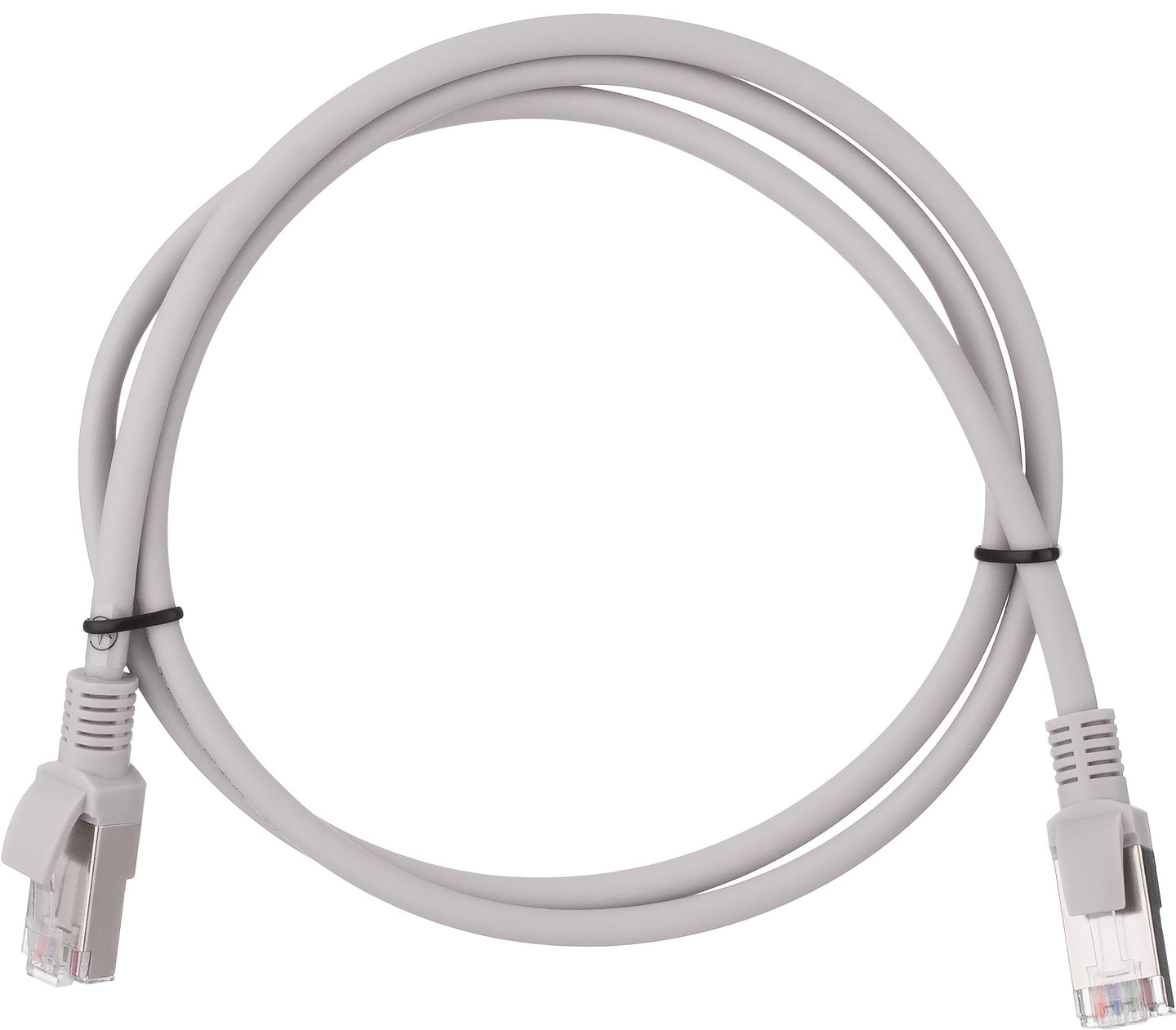 Кабель патч-корд 2E САТ 5e FTP 1m Gray (2E-PC5ECU-FTP1LSZH-GRY)