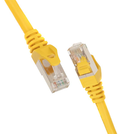 Кабель патч-корд 2E Cat 6 S-FTP RJ45 4Х2 27AWG 1.50 m Yellow (2E-PC6SFTPCOP-150YLW)