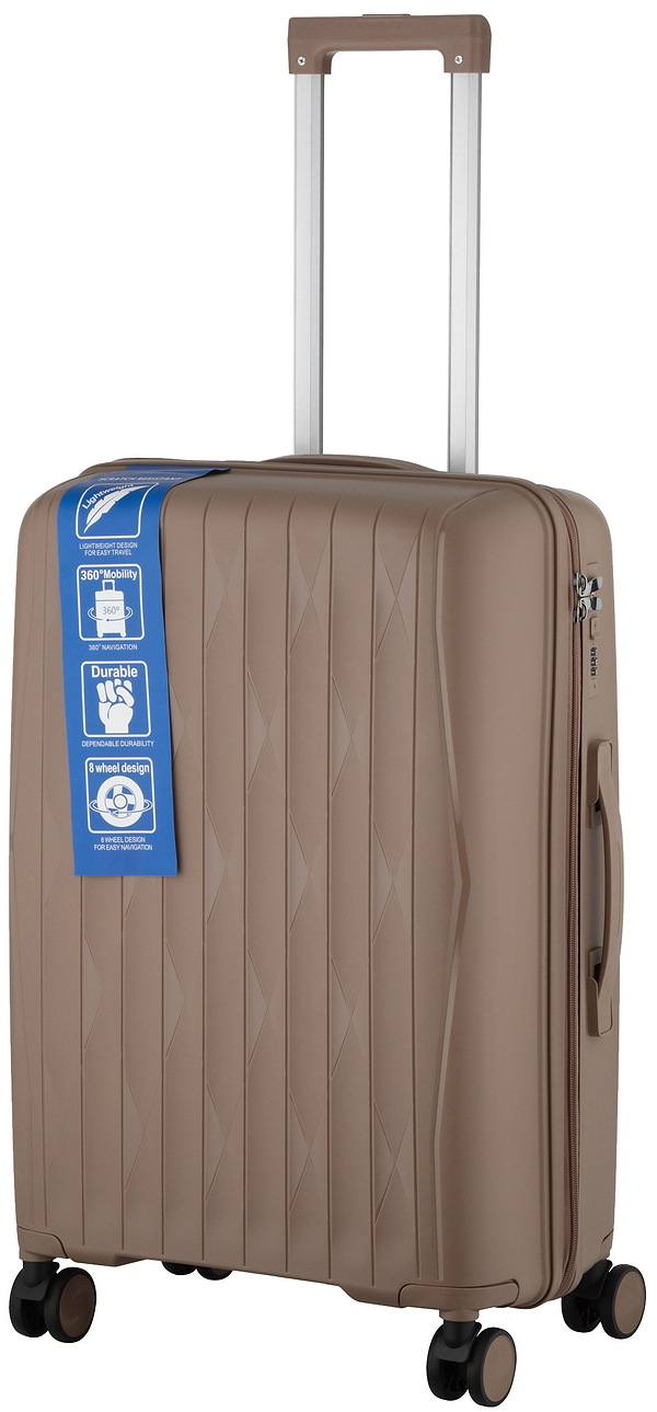 Фото - Набір валіз 2E M7979 L+M+S (2E-PP-M7979-SET3-KH)