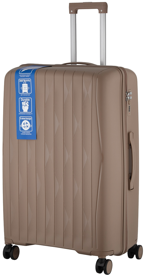 Фото - Набір валіз 2E M7979 L+M+S (2E-PP-M7979-SET3-KH)