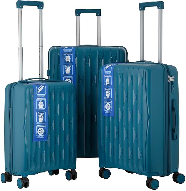 Фото - Набір валіз 2E M7979 L+M+S (2E-PP-M7979-SET3-LB)